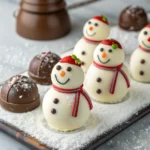 snowmen truffles