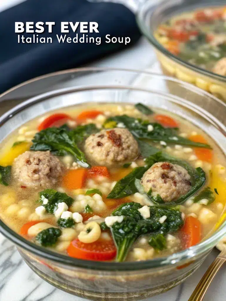 BEST EVER Italian Wedding Soup