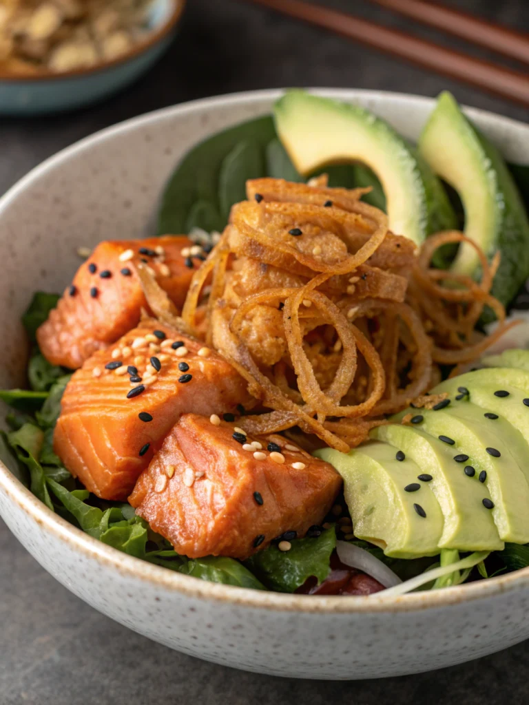 Bang Bang Salmon Bites Bowls