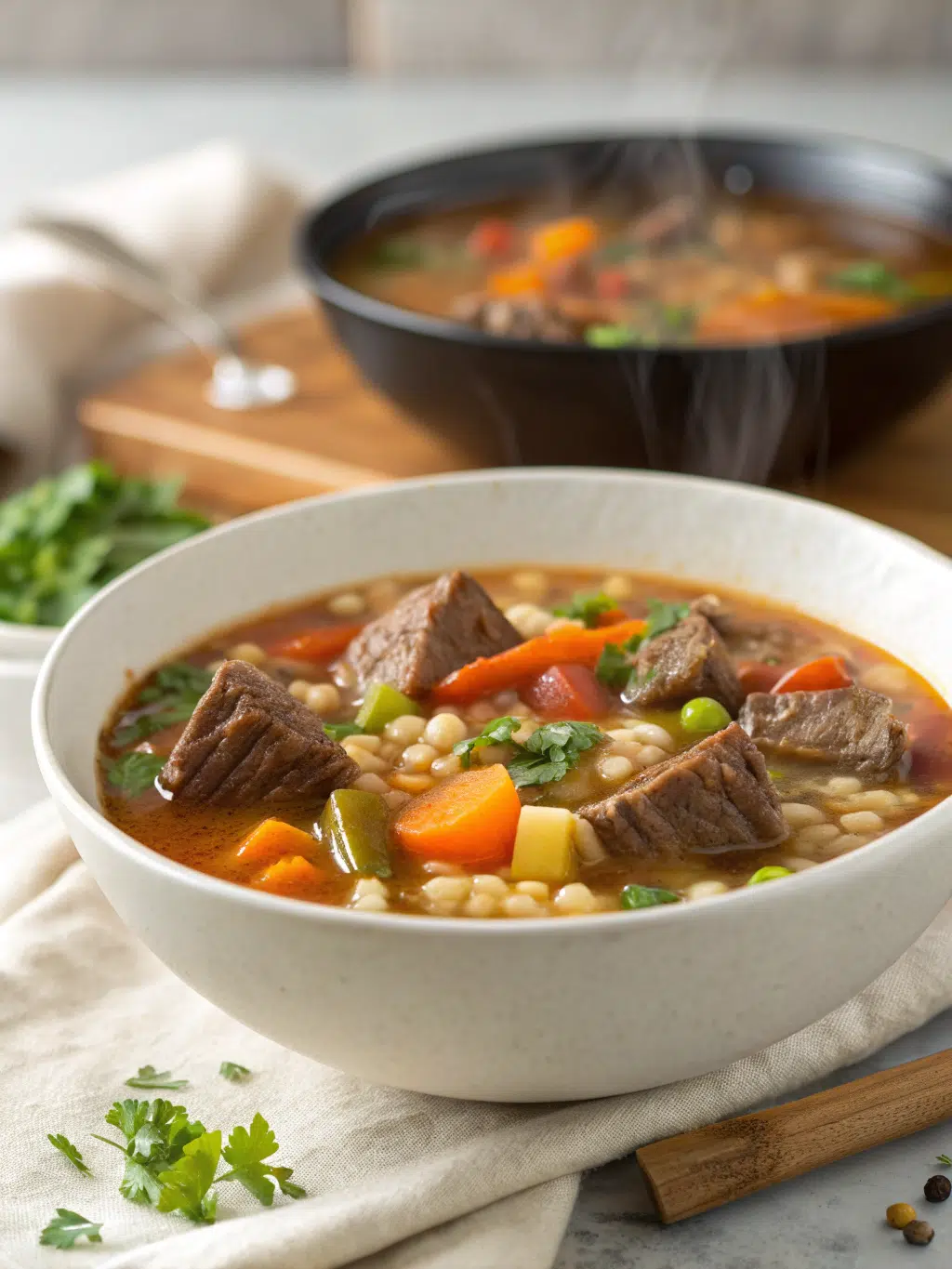 Delicious Beef Barley Soup