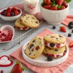 Berries and Cream Cookies (Valentine cookies)