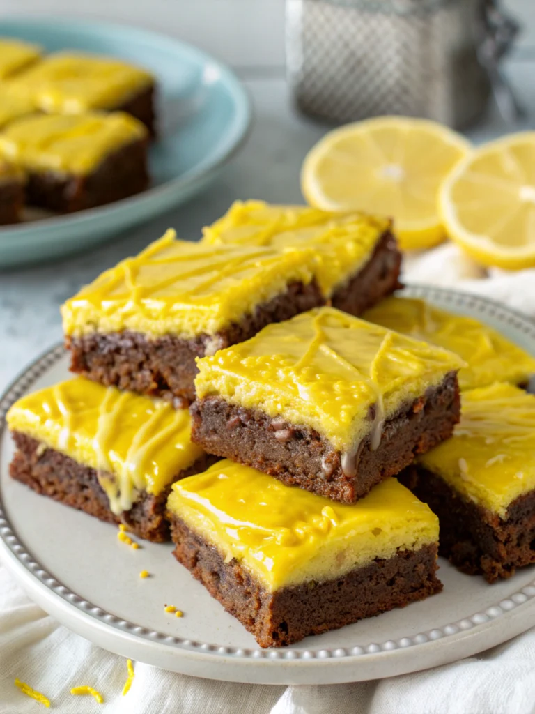 Best Lemon Brownies Recipe