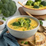 Broccoli Cheddar Soup (High Protein)