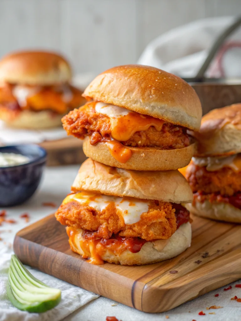 Buffalo Chicken Sliders