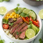 CILANTRO LIME STEAK BOWLS