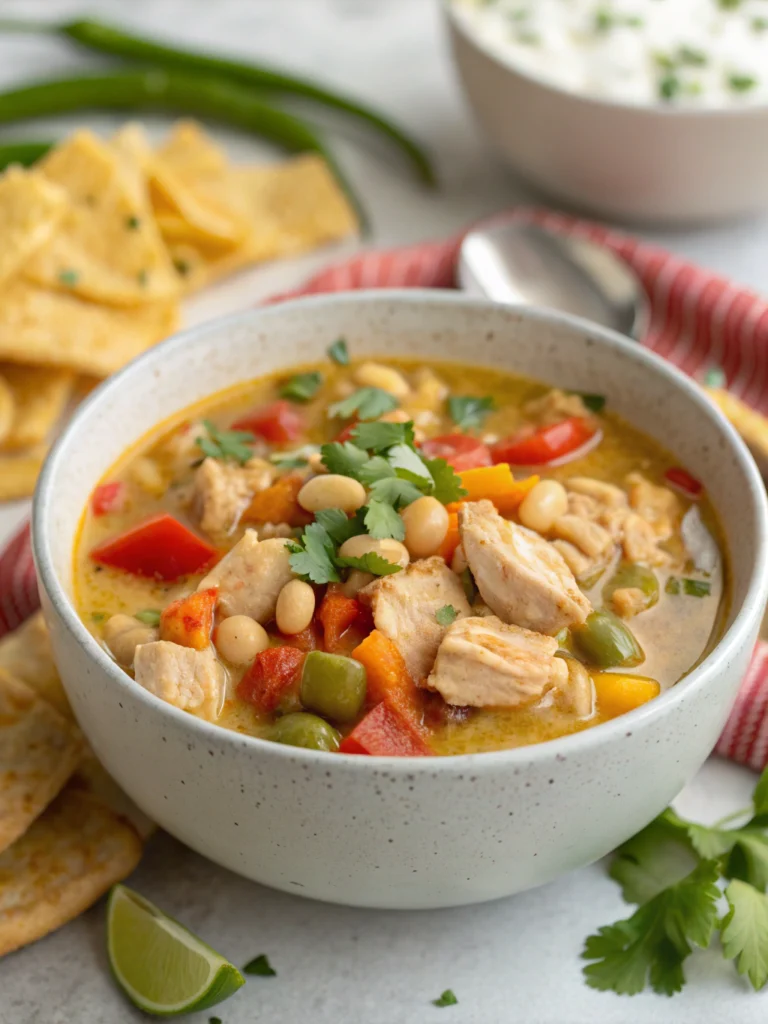 Cajun White Chicken Chili