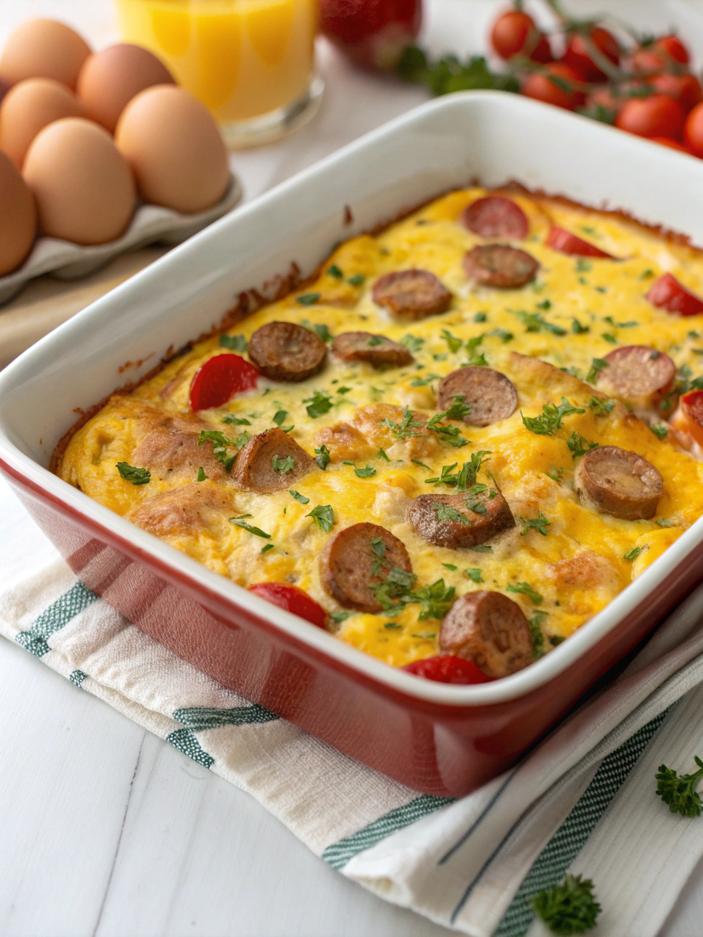 Cheesy Sausage Breakfast Casserole