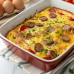 Cheesy Sausage Breakfast Casserole