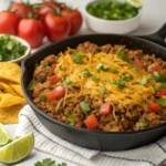 Cheesy Taco Rice Skillet