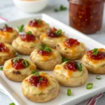 Cheesy Thumbprint Appetizers with Hot Pepper Jelly