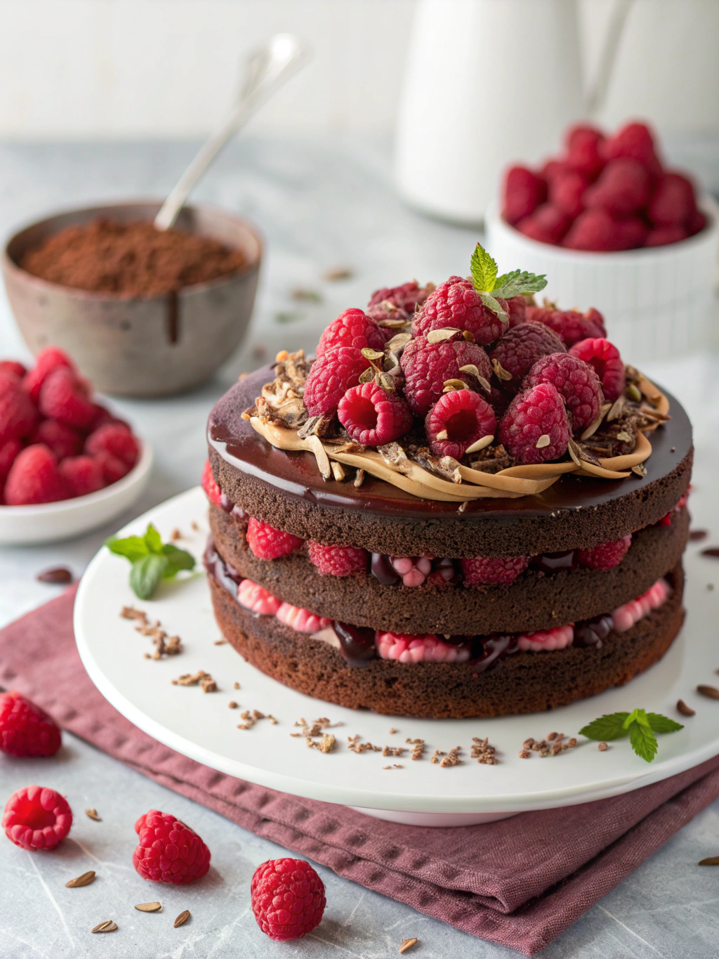 Chocolate Raspberry Cake Bliss: 7 Key Steps to Bake Perfection!