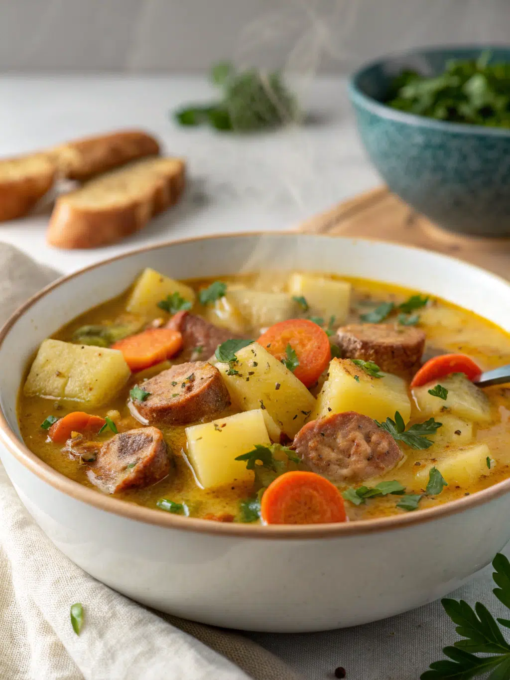 Cozy Sausage Potato Soup Recipe: 7 Steps to Comfort in a Bowl