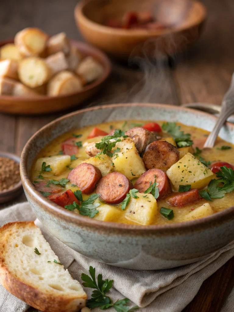 Cozy Sausage Potato Soup Recipe