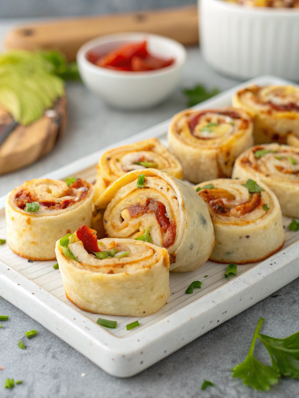 Crack Chicken Pinwheels