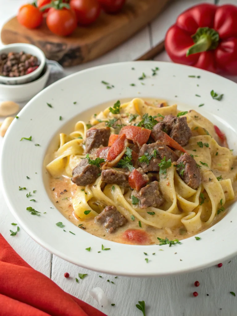 Creamy Beef Pasta for Cozy Nights