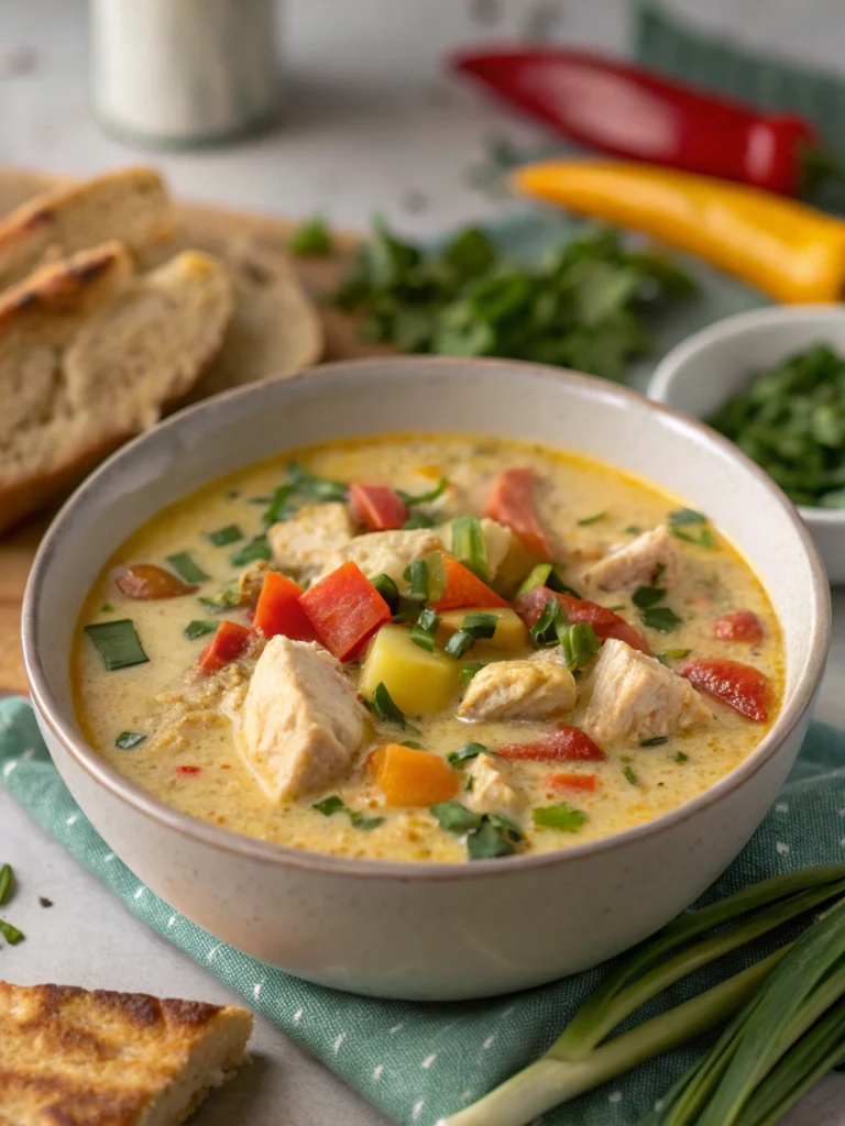 Creamy Cajun Chicken Soup