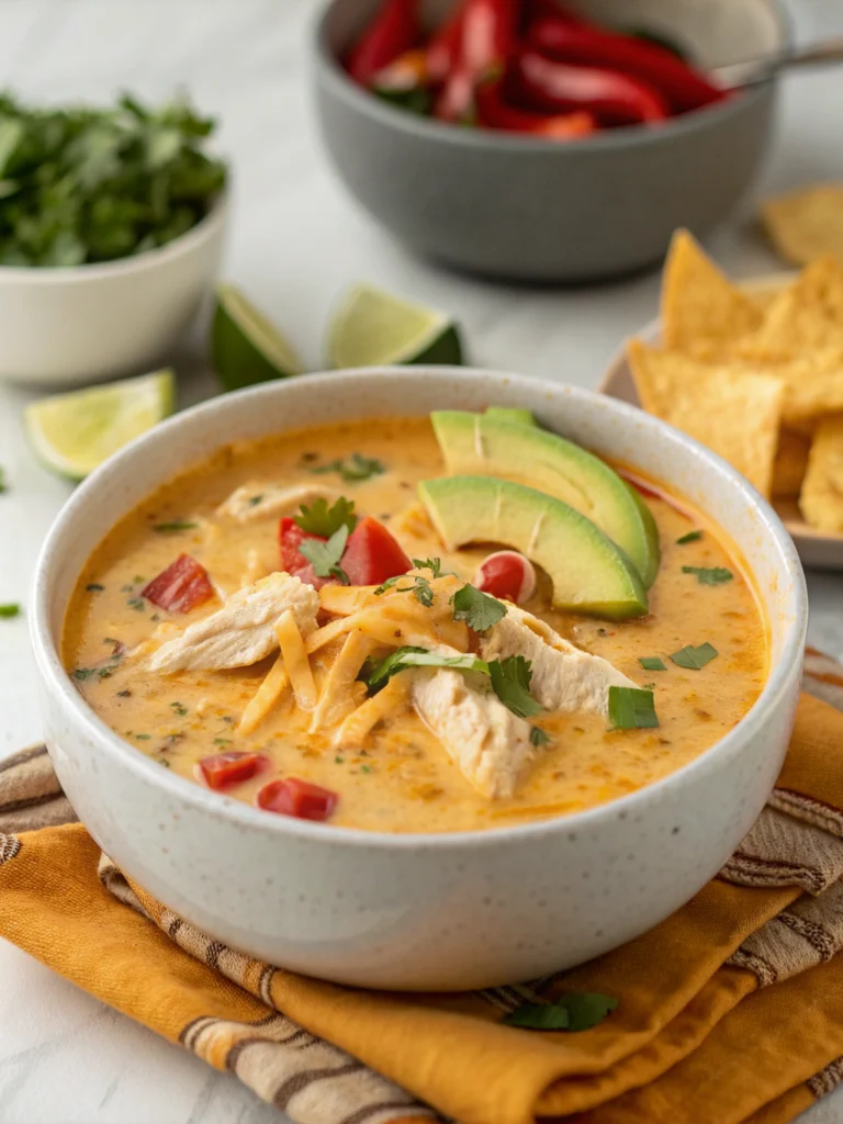 Creamy Chicken Enchilada Soup