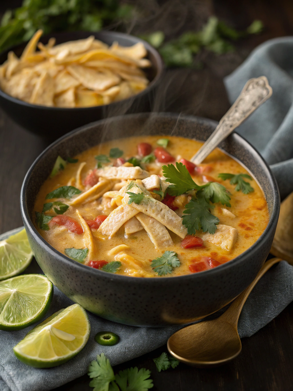 How to Make Creamy Chicken Tortilla Soup in 7 Simple Steps
