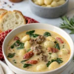 Creamy Italian Sausage Gnocchi Soup