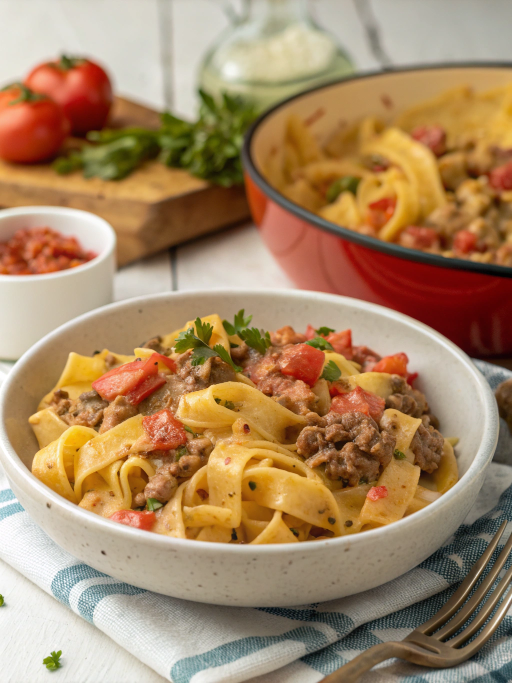 Creamy Rotel Pasta with Ground Beef: 5 Reasons It's Your Next Dinner Hit! 3 Creamy Rotel Pasta with Ground Beef