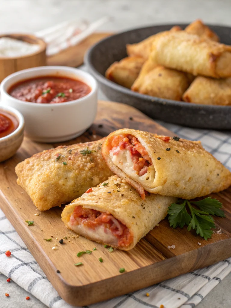 Crispy Air Fryer Pizza Rolls