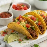 Crispy Baked Ground Beef Tacos