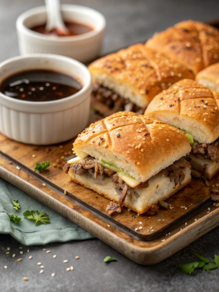 Delicious French Dip Squares Recipe