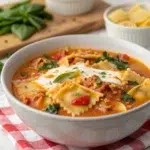 Easy Creamy Lasagna Soup