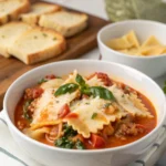 Easy Creamy Lasagna Soup