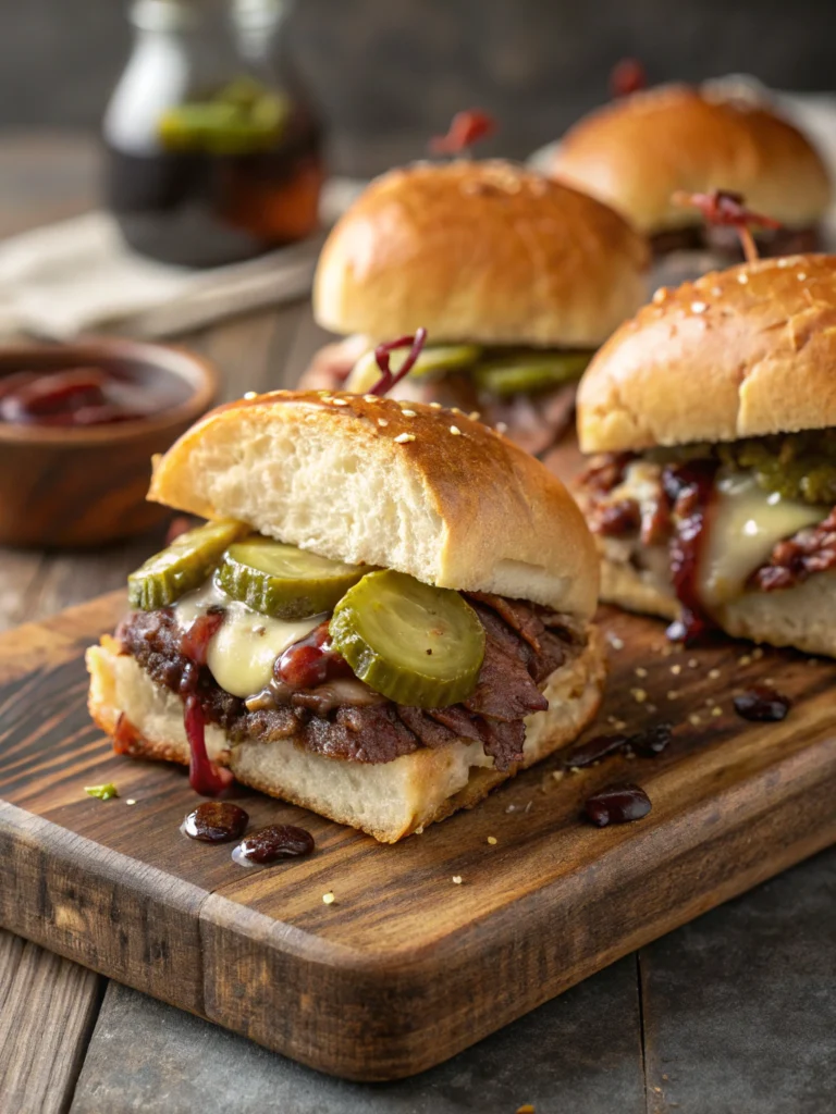 Easy French Dip Sliders Recipe