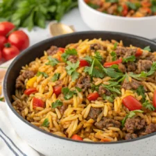 Easy Ground Beef Orzo Recipe for Weeknights