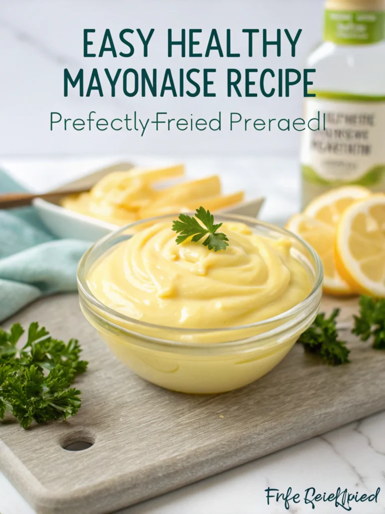 Easy Healthy Mayonnaise Recipe