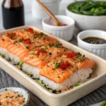 Easy Spicy Salmon Sushi Bake Recipe (Dinner Ideas)