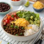 Easy Taco Rice Bowl (Quick and Healthy Dinner Idea)