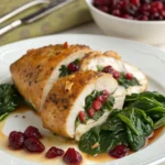 Elevate Dinner With Spinach & Cranberry Stuffed Chicken Breasts