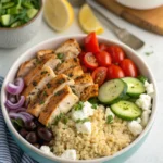 Greek Chicken Bowls: Easy Clean Eating Meal Prep