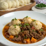 Ground Beef and Dumplings