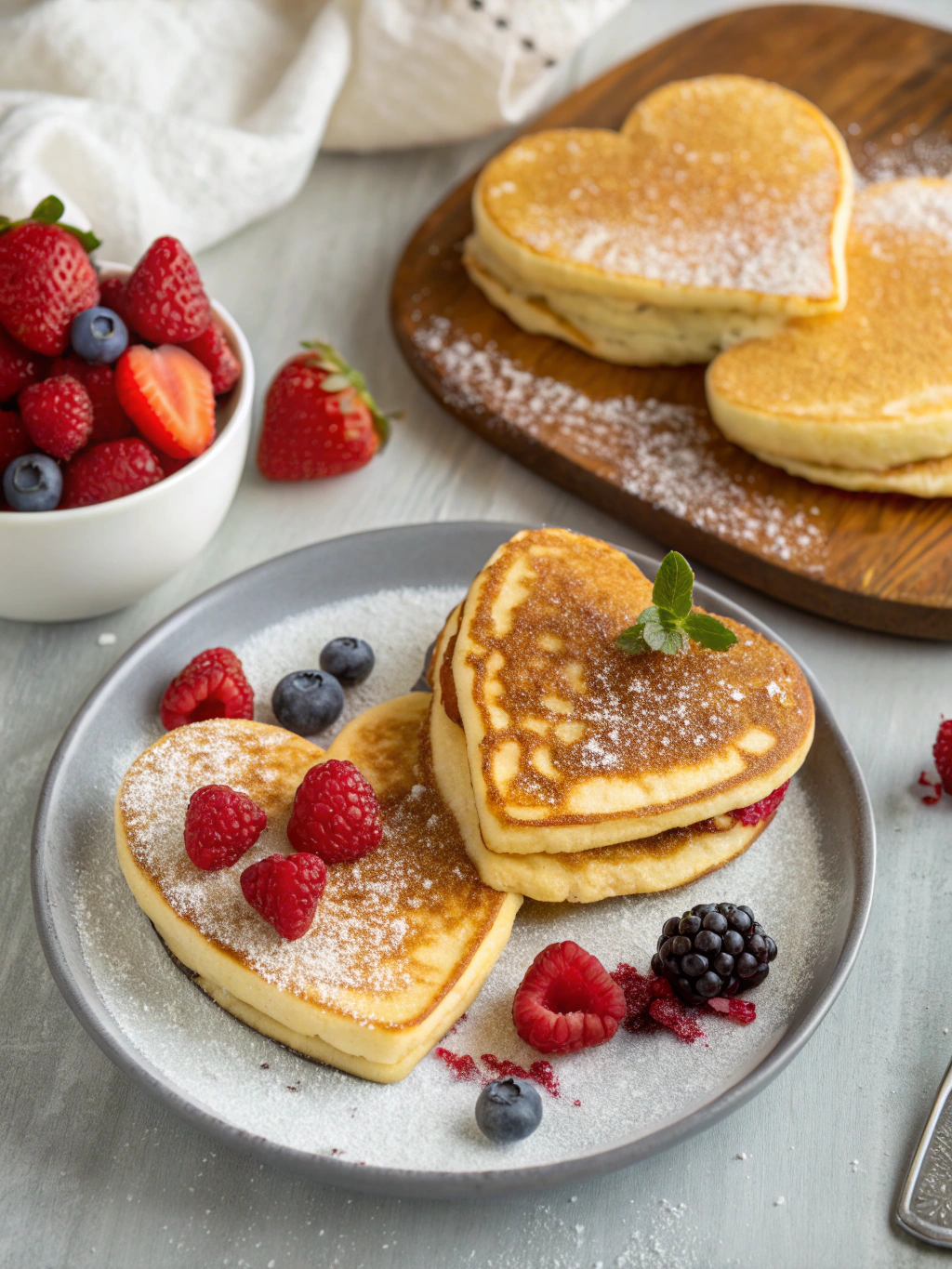 Heart Pancakes: 7 Steps to Surprise Your Loved One with Breakfast 3 Heart Pancakes: 7 Steps to Surprise Your Loved One with Breakfast