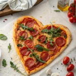 Heart-Shaped Pizza