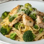High Protein Rotisserie Chicken Broccoli Pasta (35-Minute Recipe)