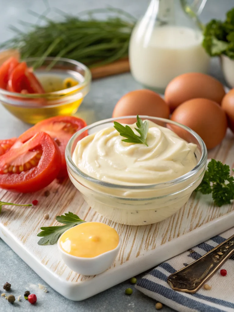 Homemade Eggless Mayonnaise