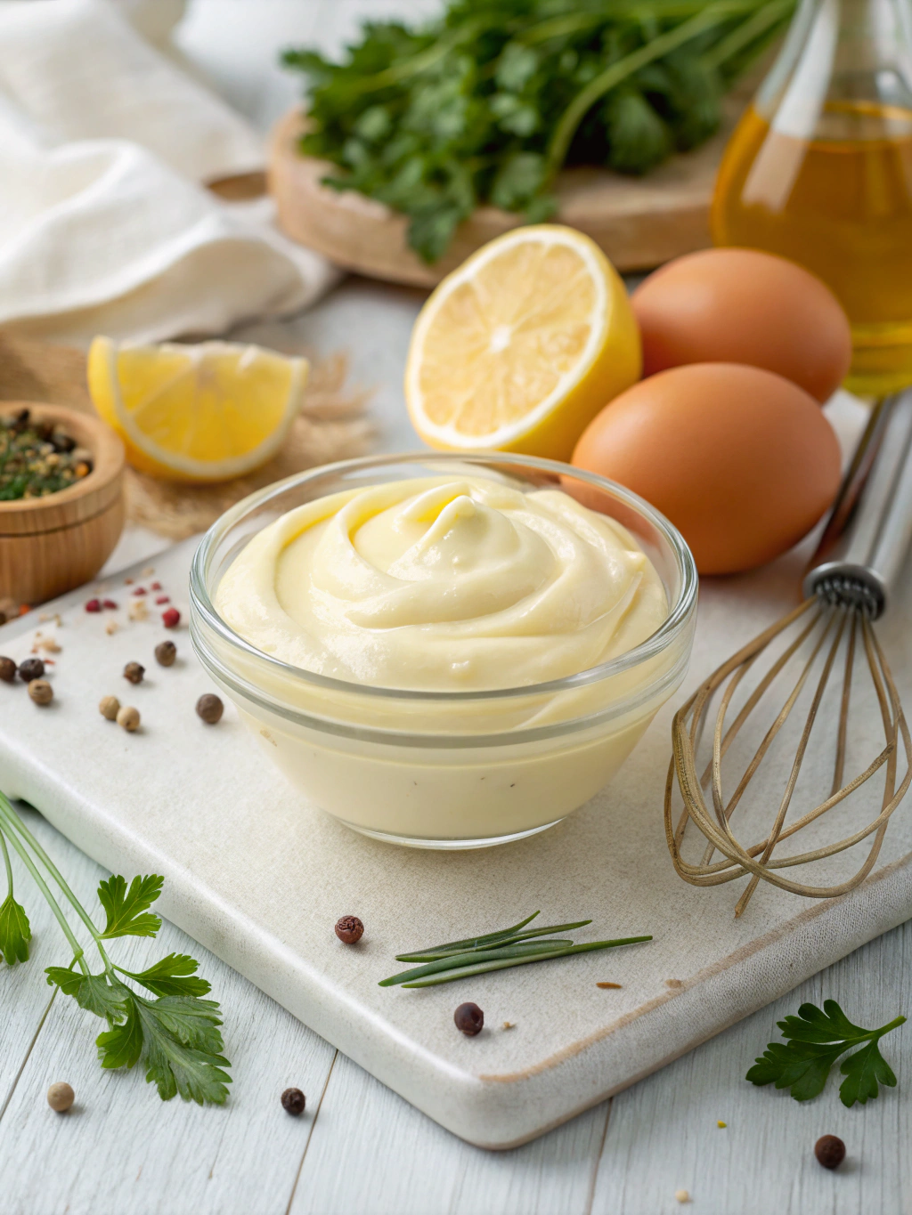 Homemade Mayonnaise Ingredients