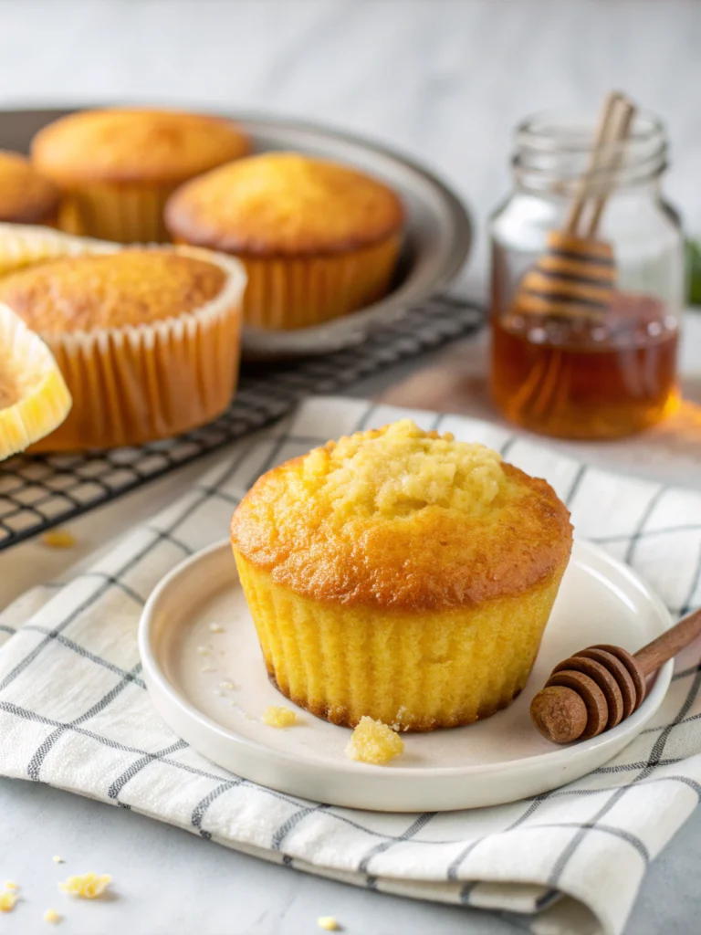 Honey Cornbread Muffins