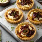 How to Whip Up Irresistible Caramelized Onion and Goat Cheese Tarts in 3 Easy Steps