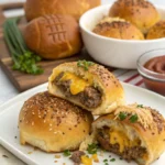 Irresistible Garlic Parmesan Cheeseburger Bombs for Game Day