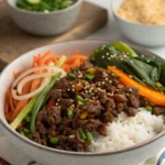 Korean Ground Beef Bowl