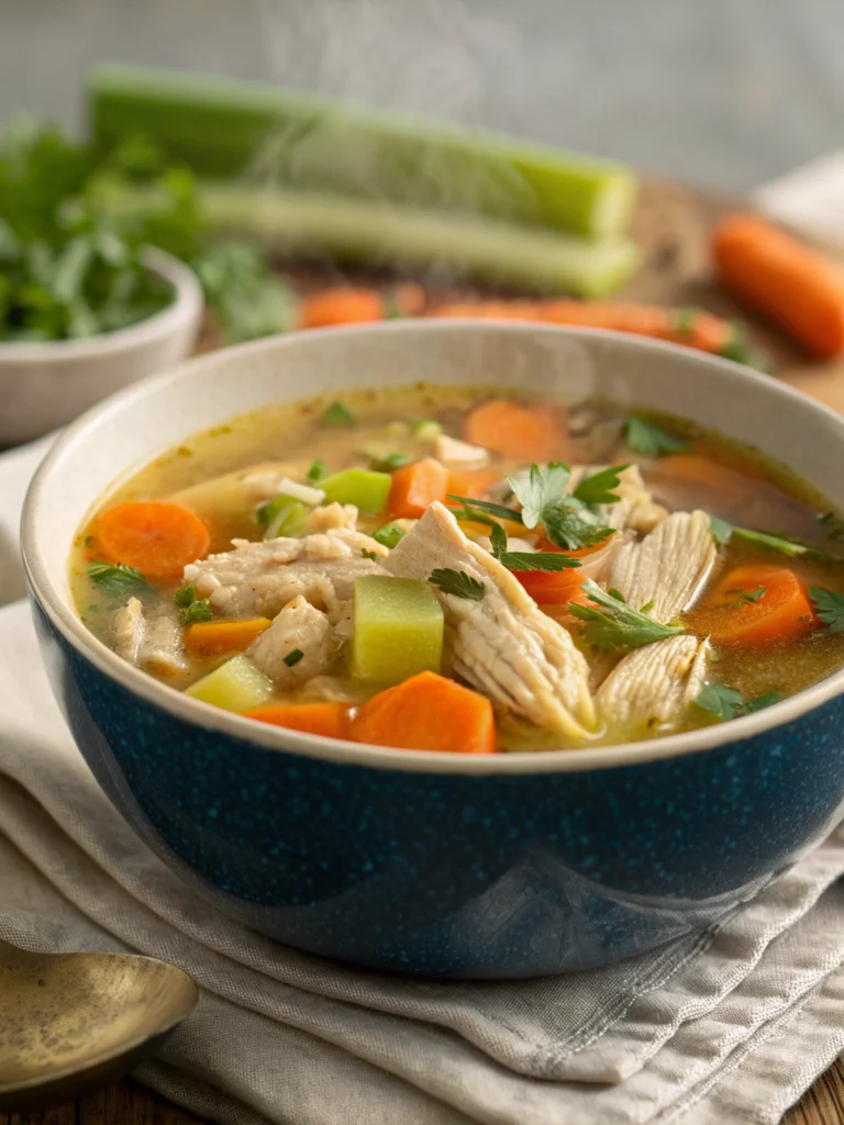 Leftover Turkey Soup