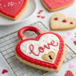 Love-Lock Valentines Cookies