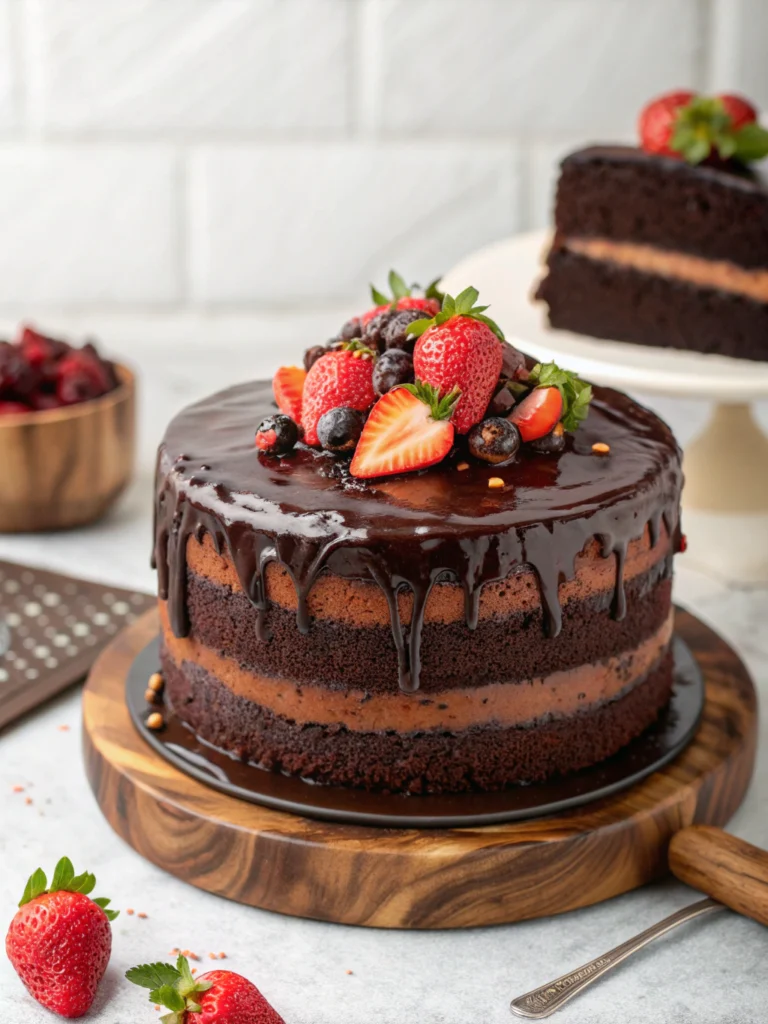 Love at First Sight Chocolate Cake