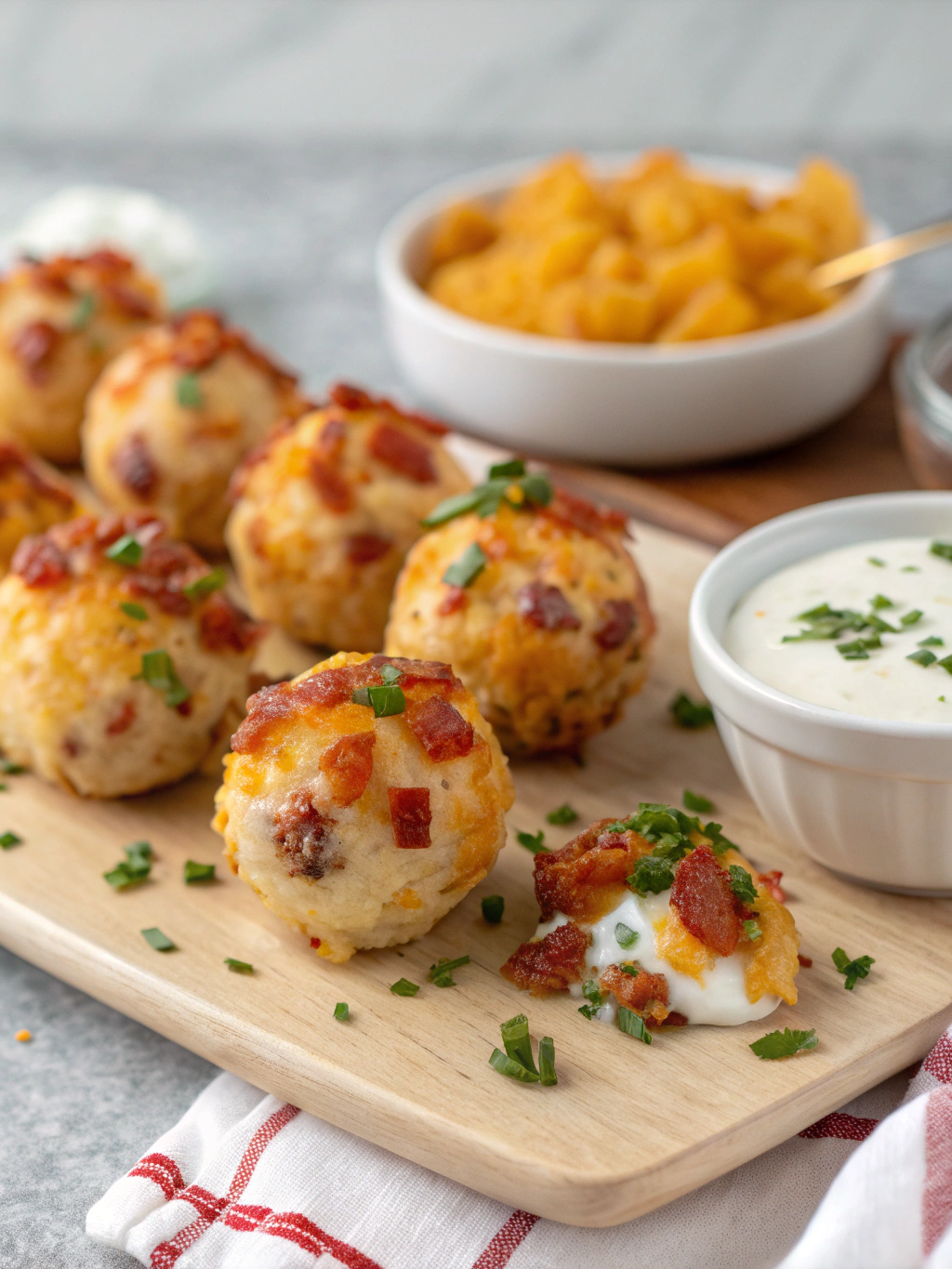 Mini Bacon Ranch Cheeseballs